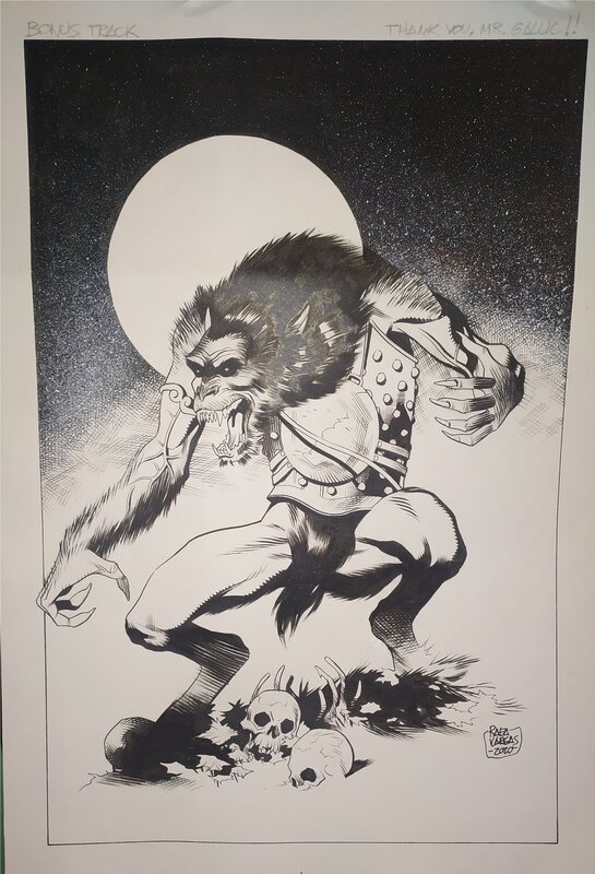 werewolf/loup-garou par Rafael Vargas - Illustration originale