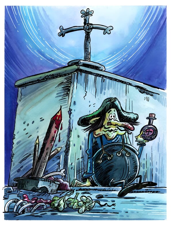 Tadeusz Baranowski, Maciej Mazur, Wojtek Olszówka, Zdzichu Kołek - chasseur de vampires / Zdzichu Kołek - łowca wampirów - Comic Strip