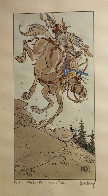 Huit soudards by André Juillard - Original Illustration