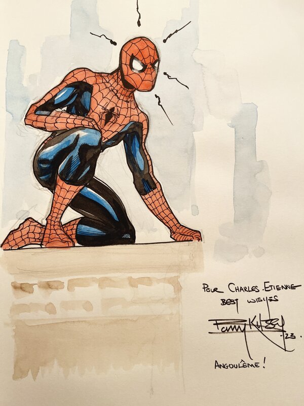 Spiderman by Barry Kitson - Sketch