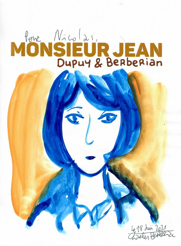 Charles Berberian, Monsieur Jean - Intégrale - Dédicace
