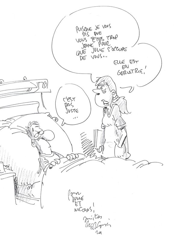 Les Femmes en Blanc par Philippe Bercovici - Dédicace