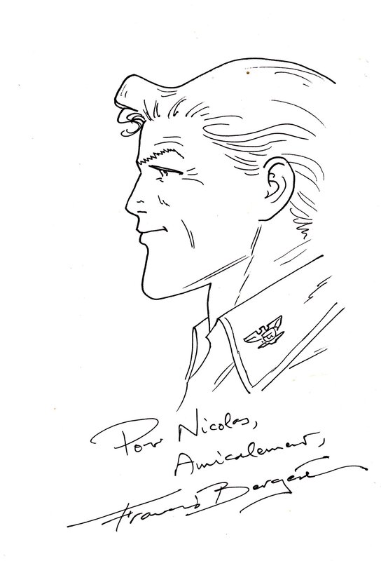 Buck Danny by Francis Bergèse - Sketch