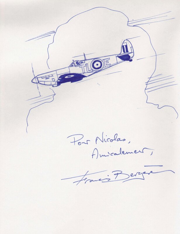 Francis Bergèse, La Bataille d'Angleterre - Dédicace