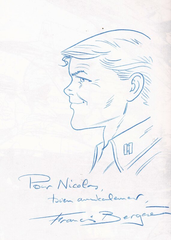 Francis Bergèse, Le personnage de Sonny Tuckson (Buck Danny) - Dédicace