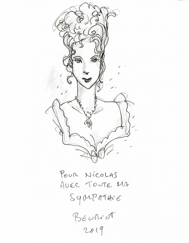 Voltaire by Jean-Michel Beuriot - Sketch