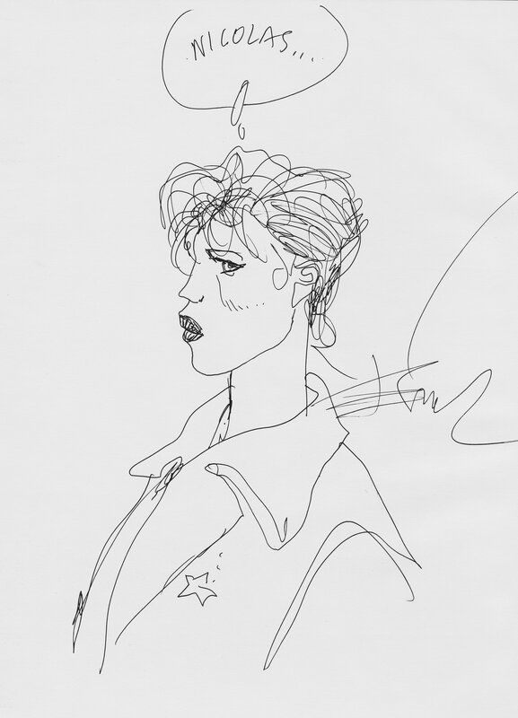 Froid Equateur by Enki Bilal - Sketch