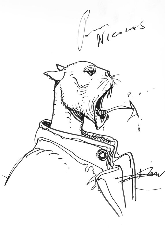 Partie de Chasse par Enki Bilal - Dédicace