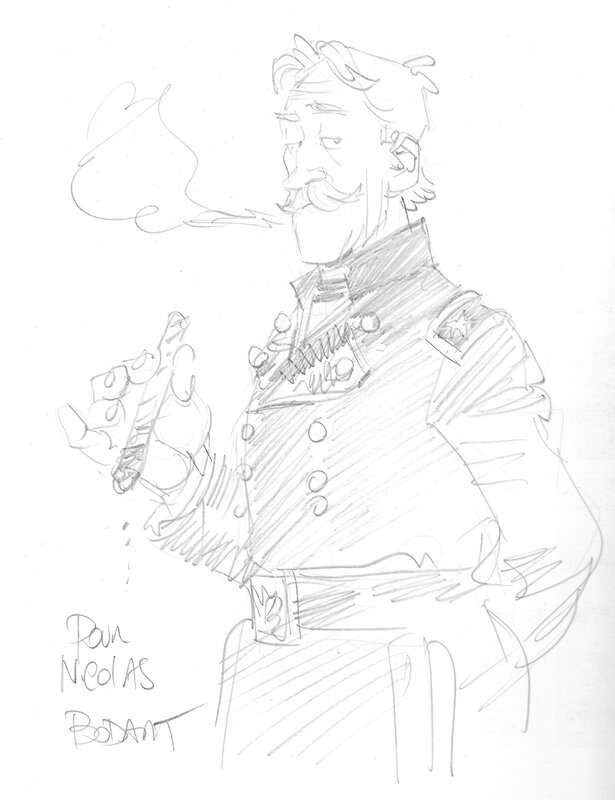 Denis Bodart, Les Tuniques Bleues - Le Général Alexander - Dédicace