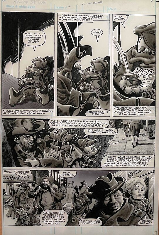 Gene Colan, Dave Simons, Howard the Duck magazine #4 - Comic Strip