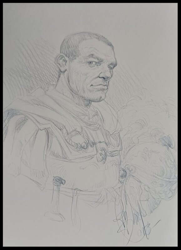 Philippe Delaby, Murena - Centurion (Decurion ?) romain - Original Illustration