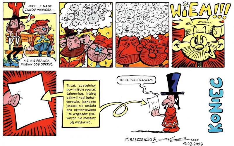 Krzysztof Leszczewski, Tadeusz Baranowski, Hirsute et bulle / Kudłaczek i Bąbelek - Comic Strip