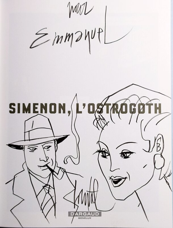 Loustal, Simenon, l'ostrogoth 2023Nov24 - Sketch