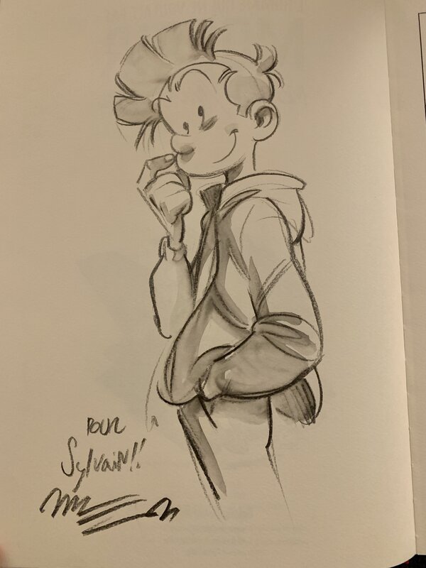 Dédicace Spirou by Jose Luis Munuera - Sketch