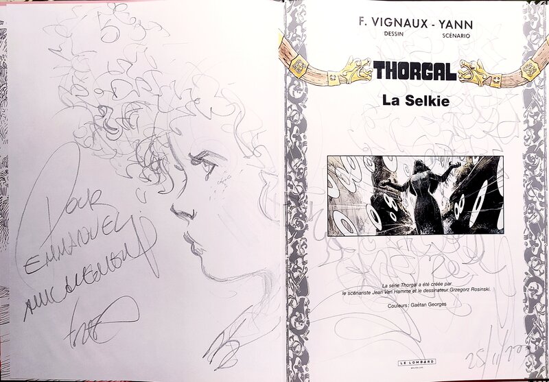 Frédéric Vignaux, Thorgal tome 38 La selkie 25Nov2023 - Sketch