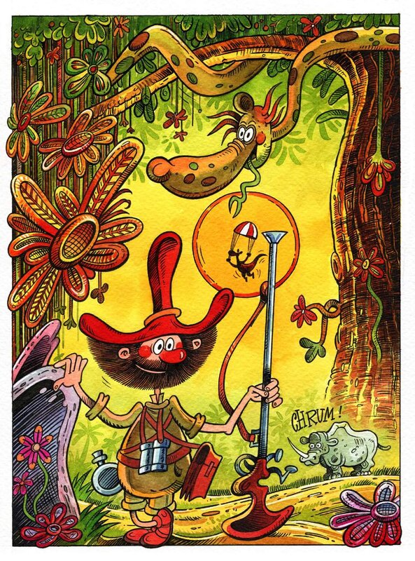 Monsieur Pan par Tadeusz Baranowski, Maciej Mazur - Illustration originale