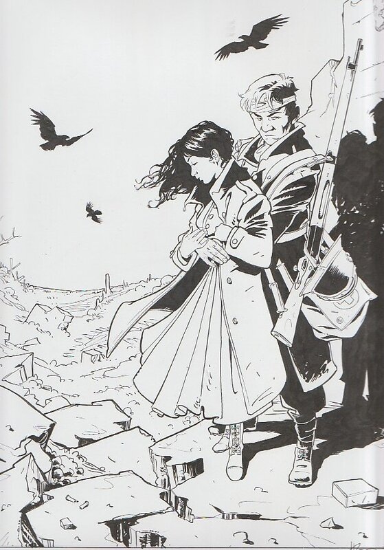 Fred Blier, Amère patrie T2 - Première version non retenue - Original Cover