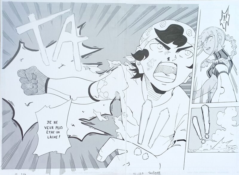 En vente - Manga - MechaXMendy par Trickster - Planche originale