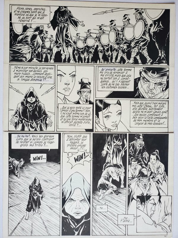 Jung, LA JEUNE FILLE ET LE VENT   T2 WIN - Planche originale