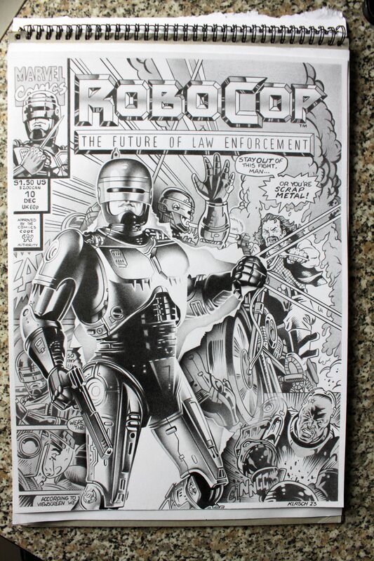 Robocop par Philippe Kirsch - Illustration originale