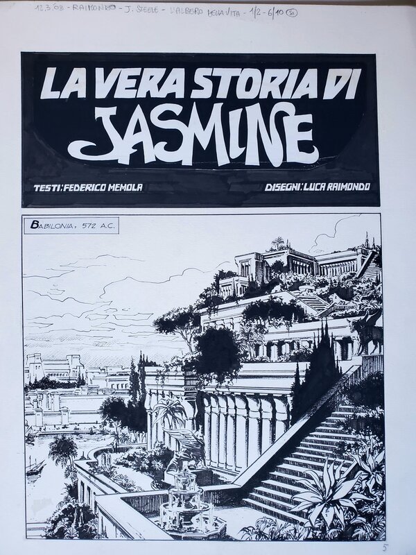 Luca Raimondo, LA VERA STORIA DI JASMINE - Comic Strip