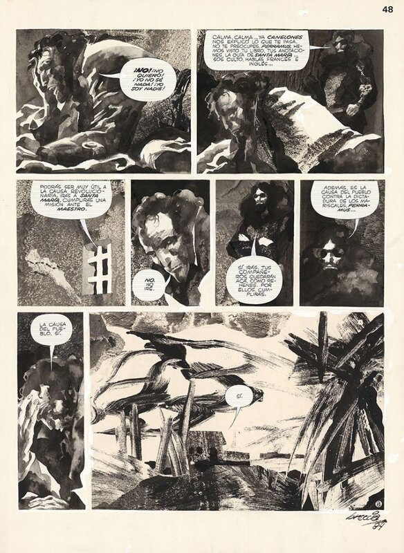 Perramus p48 by Alberto Breccia, Juan Sasturain - Comic Strip