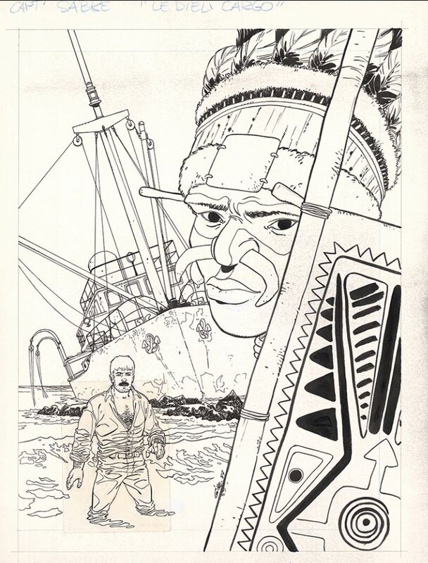 Capitaine Sabre T6 par Gine - Couverture originale