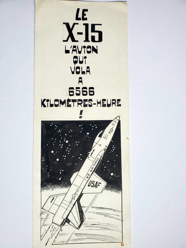 LE  X-15 par Guy Lehideux - Illustration originale
