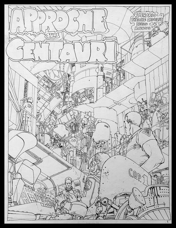 Moebius, Philippe Druillet, Approche sur Centauri - Comic Strip