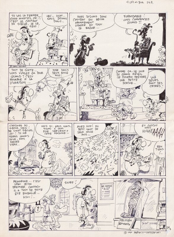 Silex et Boa by Philippe Bercovici - Comic Strip