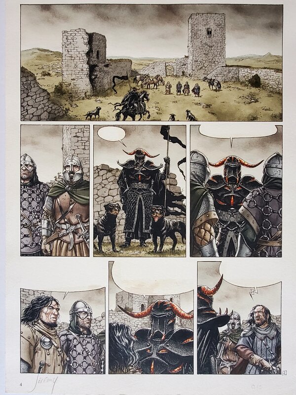 Jérémy Petiqueux, COMPLAINTE DES LANDES PERDUES T6 LES CHEVALIERS DU PARDON 2 - GUINEA LORD - Original art