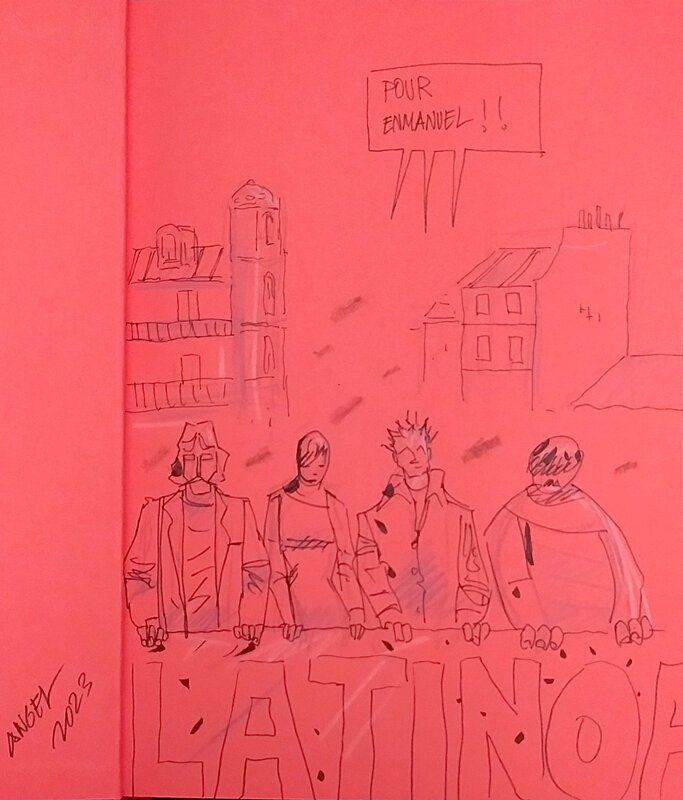 Ángel De La Calle, Peintures de guerre 2023Dec02 - Sketch