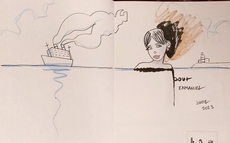 Ángel De La Calle, Tina Modotti 2023Dec02 - Sketch
