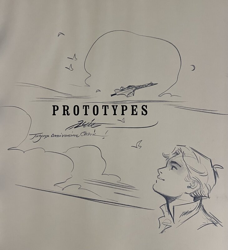 Alex Alice, Dédicace Le Chateau des Etoiles, Prototypes - Sketch