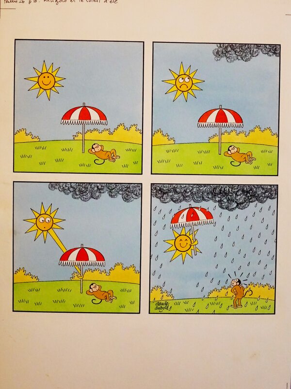 Claude Dubois, Kiligolo et le soleil d'été - Comic Strip