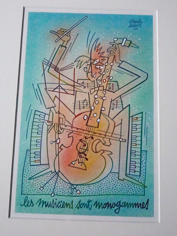 Claude Dubois, Les musiciens sont monogammes - Comic Strip