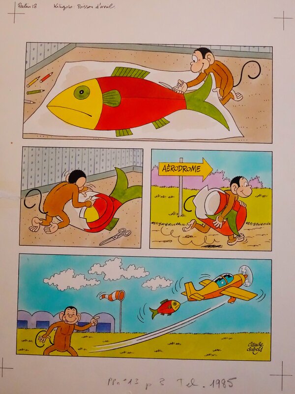 For sale - Poisson d'avril by Claude Dubois - Comic Strip