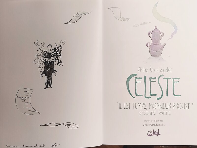 Chloé Cruchaudet, Céleste tome 2 2023Dec03 - Sketch