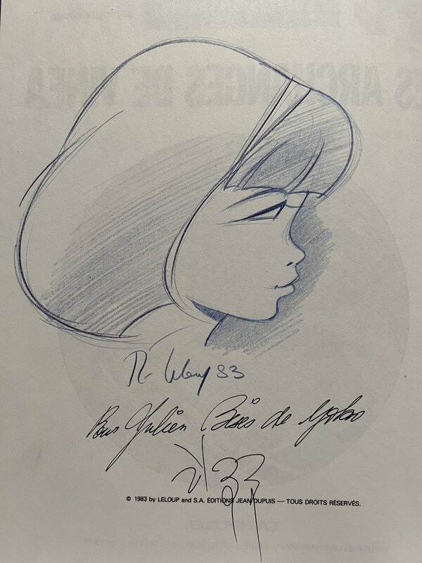 Yoko Tsuno by Roger Leloup - Sketch