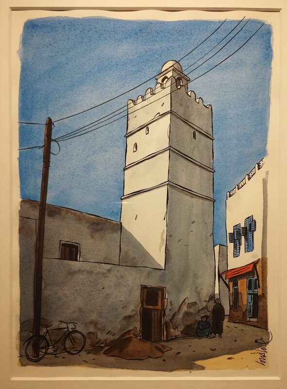 Tétouan par Loustal - Illustration originale