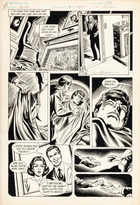 Batman #S-4607 par Irv Novick - Planche originale