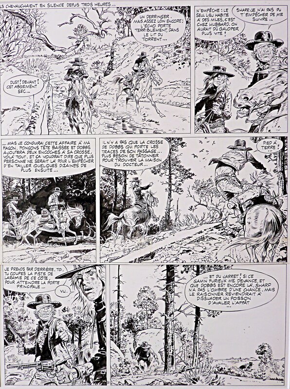 Hermann, Greg, Comanche-T4 Le ciel est rouge sur Laramie, planche n° 31. - Comic Strip