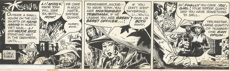 Joe Kubert, Robin Moore, Tales of the Green Berets 5-9-66 - Planche originale