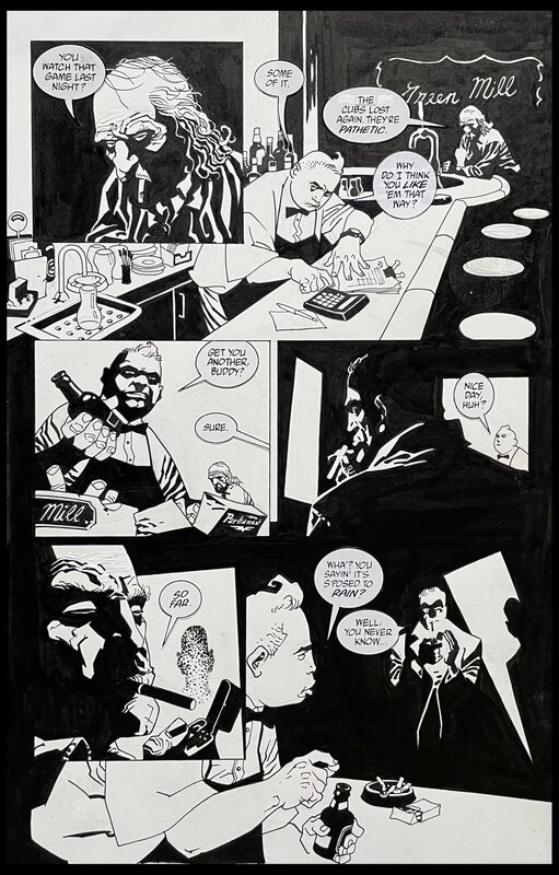 En vente - 2002 - 100 Bullets - Risso - Planche originale