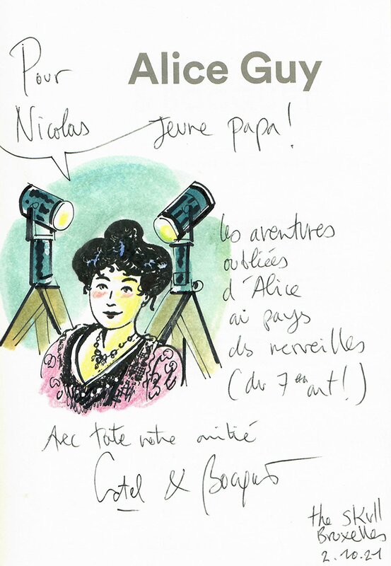 Alice Guy by Catel, José-Louis Bocquet - Sketch
