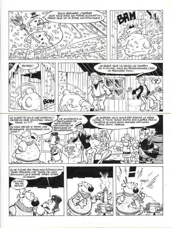 Dupa, Dany, Turk, Tibet, CUBITUS rencontre KID ORDINN, OLIVIER RAMEAU, COLOMBE, ALPHONSE PERTINENT et  le SHERIF de NOTTINGHAM - Comic Strip