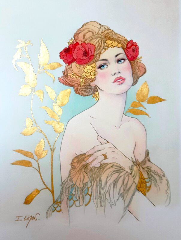 Eve tout simplement by Ingrid Liman - Original Illustration