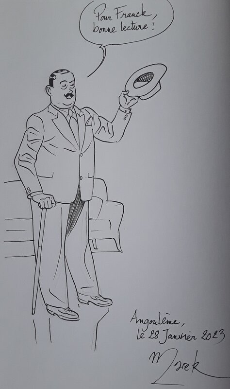 Hercule Poirot by Marek - Sketch