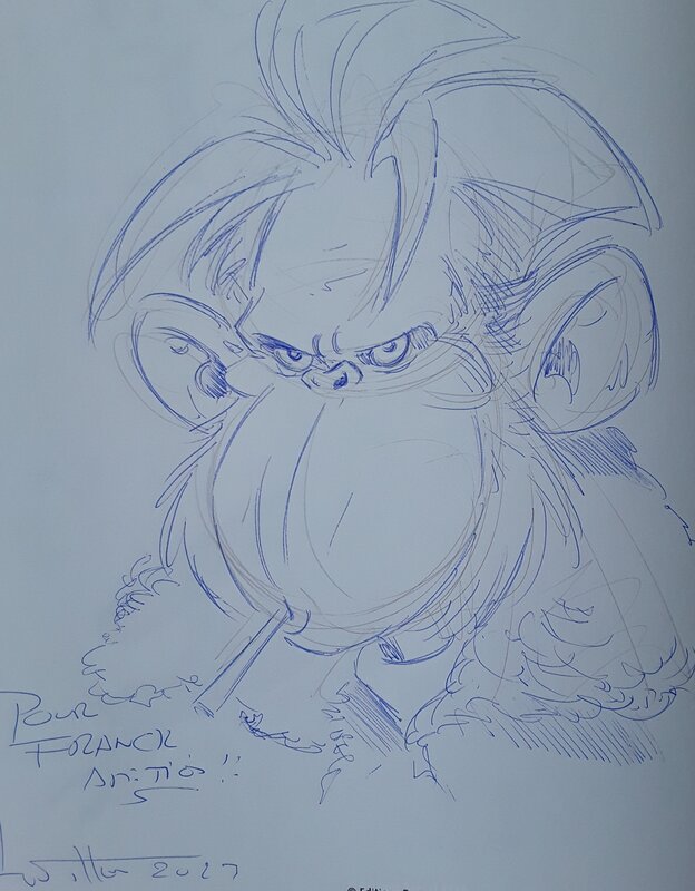 Etienne Willem, Les ailes du singe T1 - Dédicace