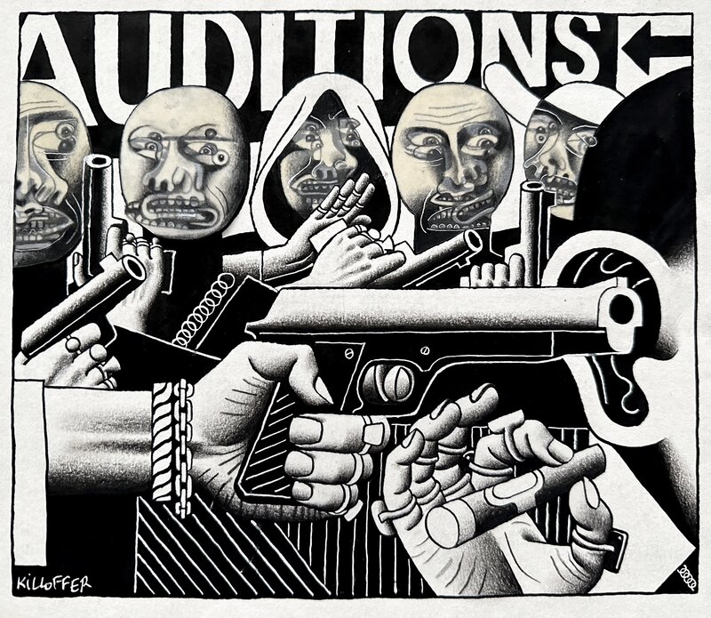 Auditions by Killoffer - Original Illustration